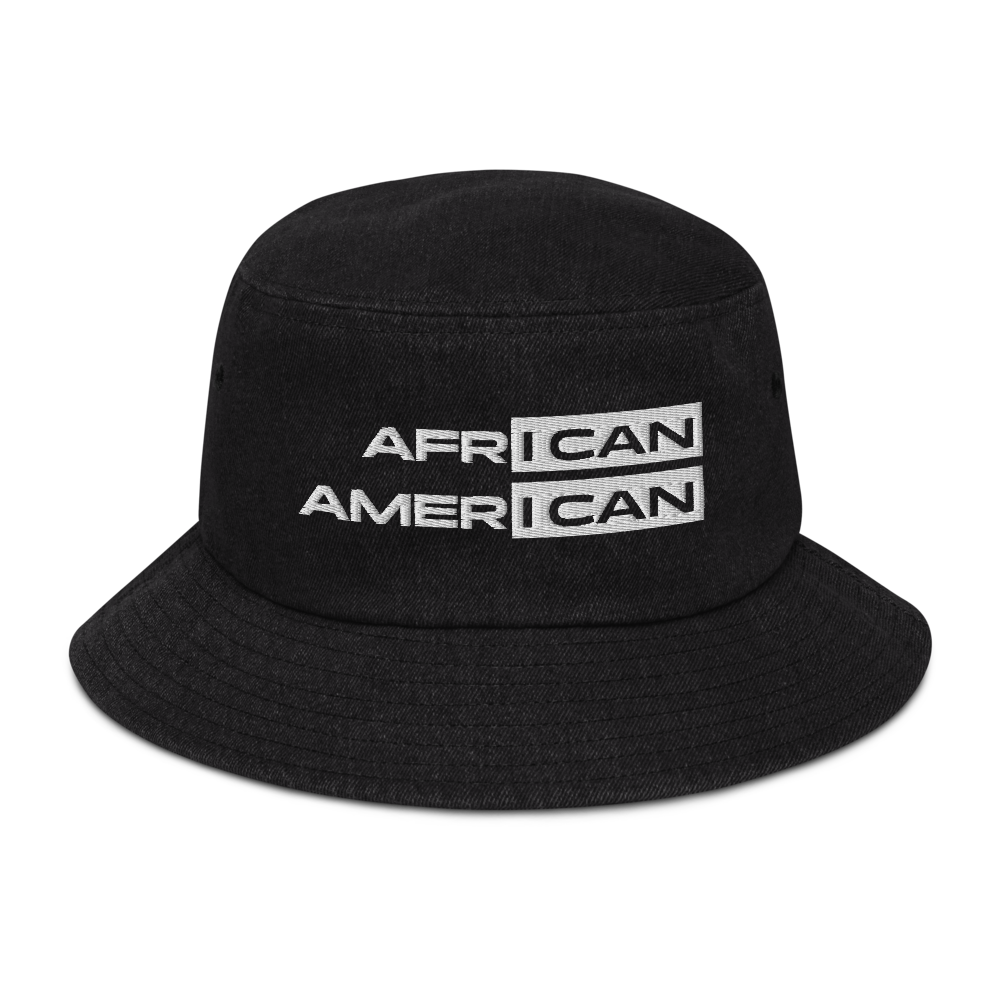 AfriCan-AmeriCan Denim bucket hat